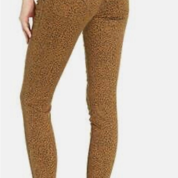 2/40$JOIE Park Cheetah Skinny Cropped kle Zip Pockets Cargo Utility pant size 26 - Picture 2 of 8